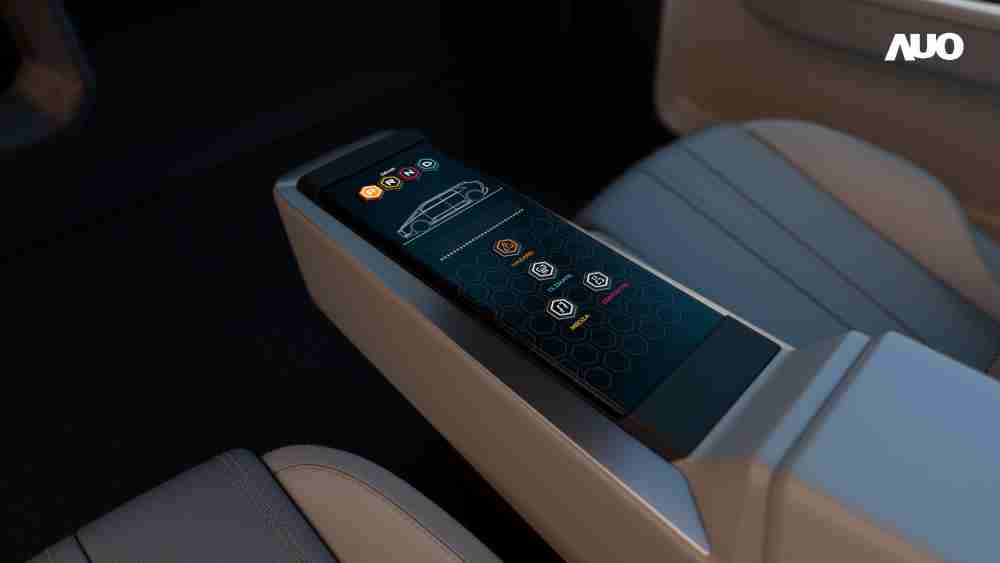 牛牛游戏以人性化设计打造多变形态中控显示(Morphing Center Control)，，，不使用时仅平面显示信息，，，，进行操作时，，显示器则会动态隆起，，，，转变成3D实体按钮，，，并有触觉回馈，，展示人机互动新体验